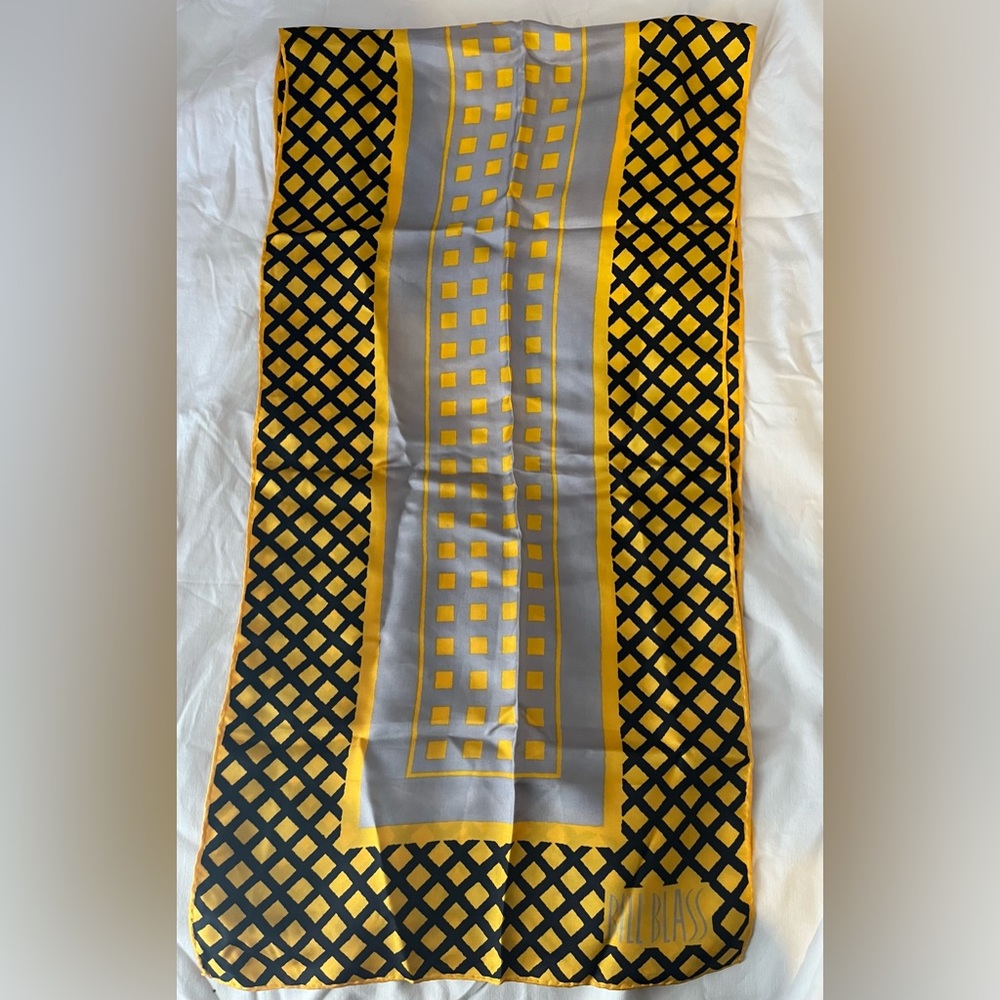 Vintage Bill Blass silk scarf